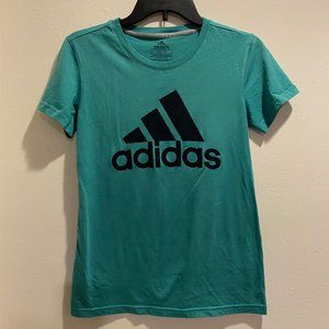 Adidas turquoise short sleeve unisex